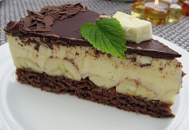 Bananen – Schokolade – Torte