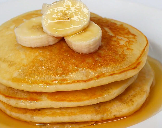 Bananenpfannkuchen , schnell und leicht zu machen !