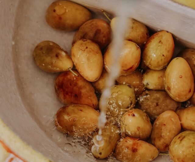 Parmesan-Knoblauch-geröstete Kartoffeln