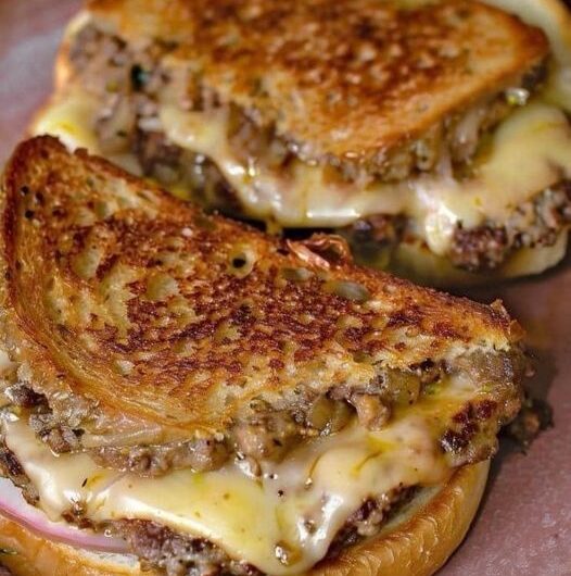 Patty Melts mit hausgemachter Geheimsoße