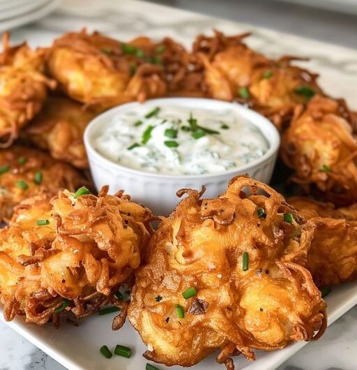 Knusprig und Geschmackvoll: Rezept für Amische Zwiebel-Fritters