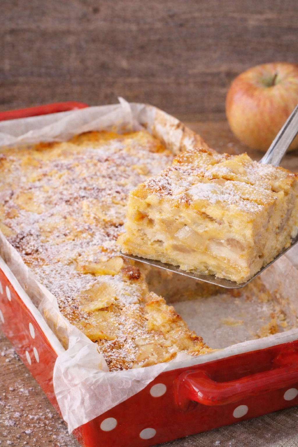 Apfel-Pudding-Kuchen – saftig, einfach und schnell gemacht