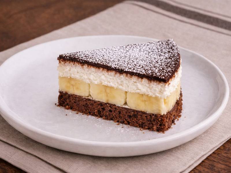 Kokos-Bananen-Kuchen ohne Backen – cremig & einfach