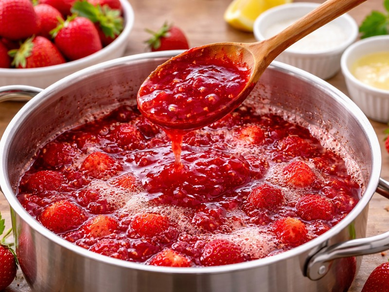 Erdbeermarmelade selber machen – einfaches Rezept mit 3 Zutaten