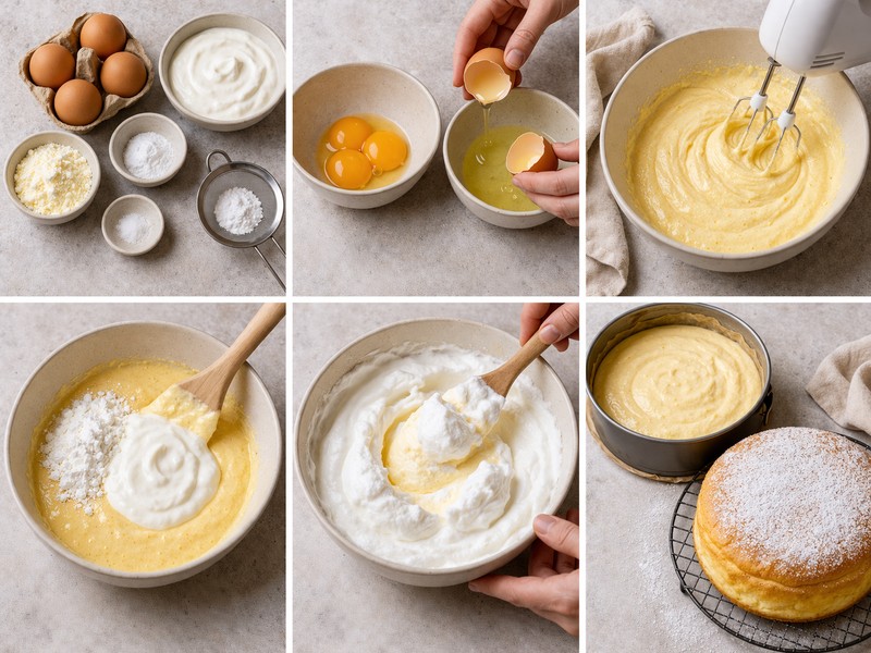 Kuchenzubereitung
