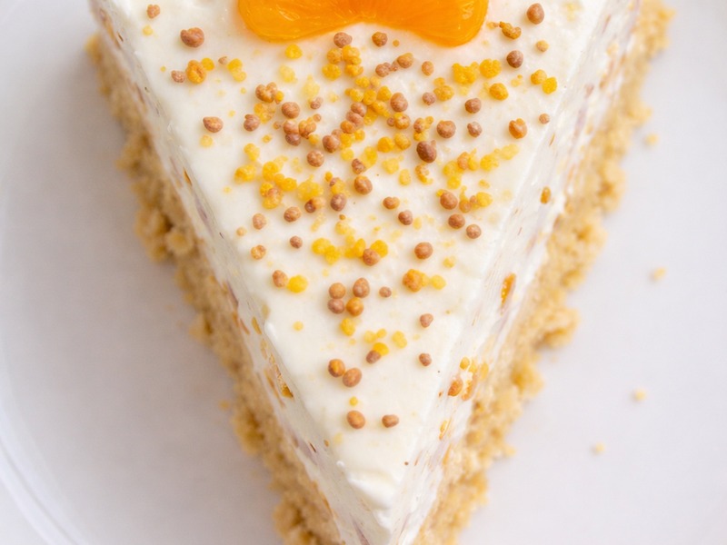 Mandarinen-Torte ohne Backen – schnell und cremig